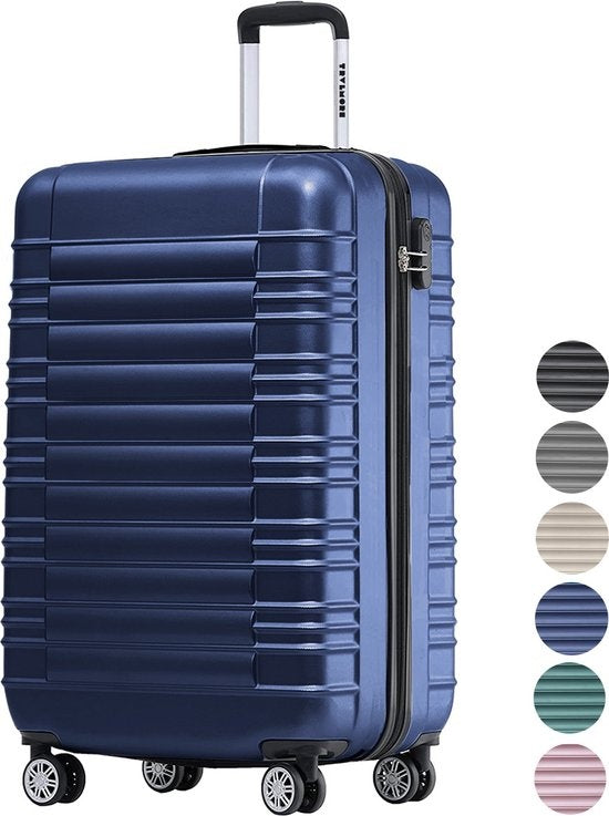 TRVLMORE - Koffer - Handgepäck - 54x36x20cm - 38L - Dunkelblau