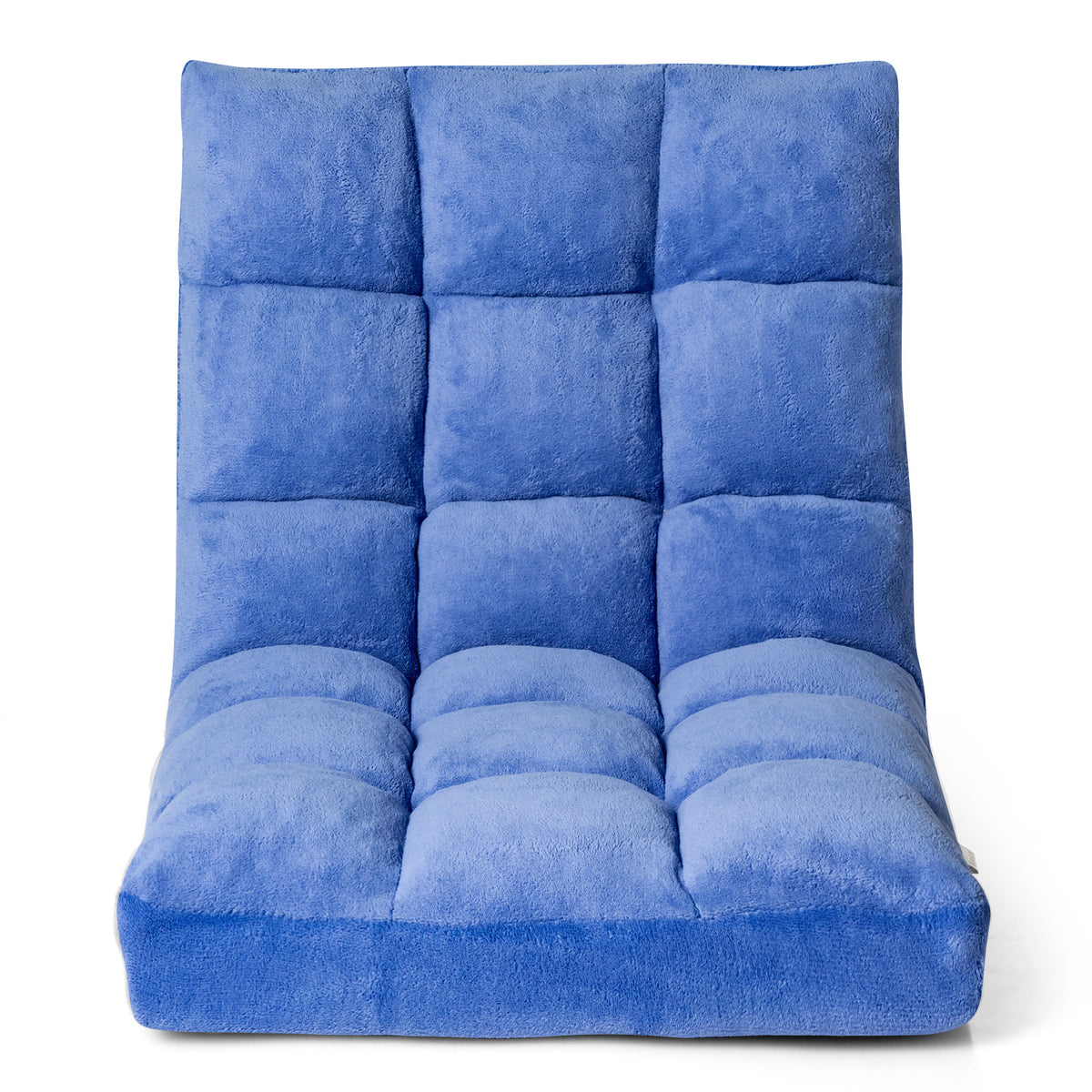 Coast Bodensessel Verstellbarer Bodensessel mit Rückenlehne Pflugkissen 105 x 56 x 15 cm blau