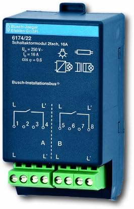 Busch-Jaeger 6174/22 Schaltaktor-Modul, 16 A