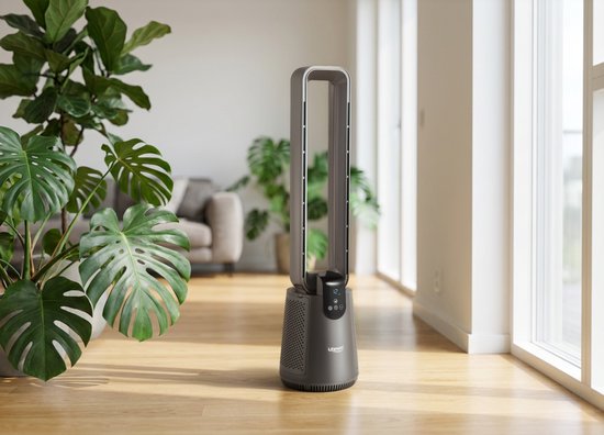 Lifenaxx LX-079 blattloser Ventilator – Höhe 92 cm – Fernbedienung