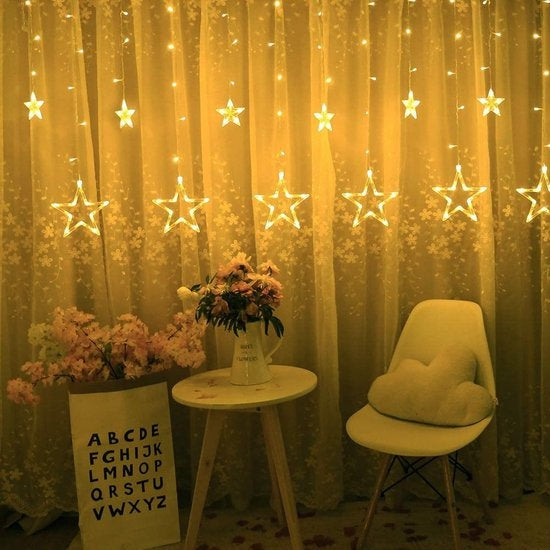 Giftmas Star Curtain - Weihnachtsbeleuchtung - 2.5m