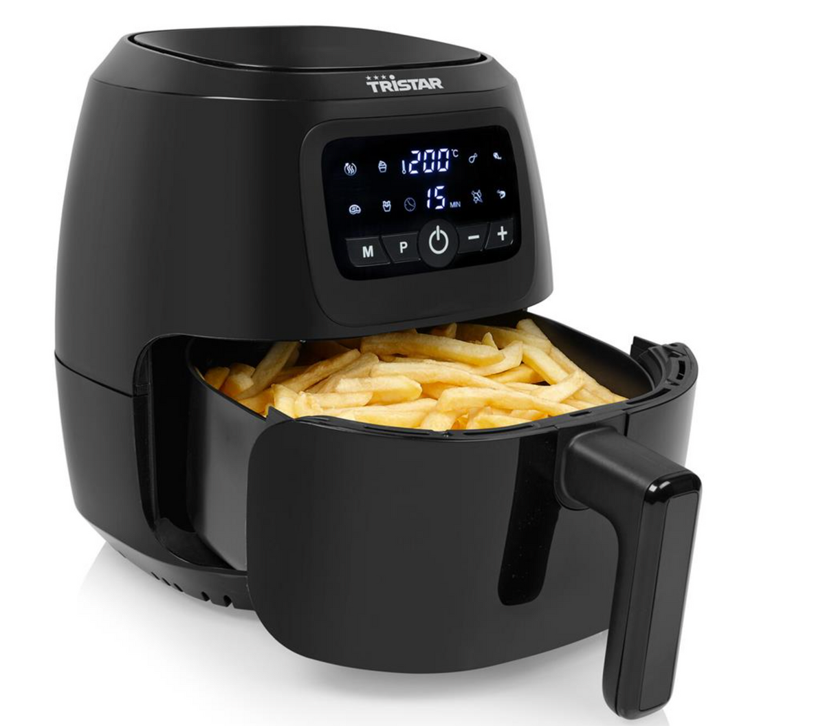 Tristar FR-9008KL Digitaler Heißluft-Airfryer – 4,2 Liter – 1500 W – 8 Programme – Schwarz