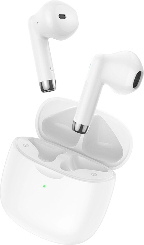 Golden Sound Ohrhörer - Bluetooth - Kabellos - Earpods - Sport Ohrhörer - Für Smartphone & Laptop - Weiß