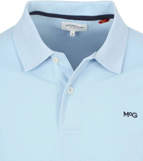 McGregor Piqué Polo Hellblau - Größe 3XL - Männer