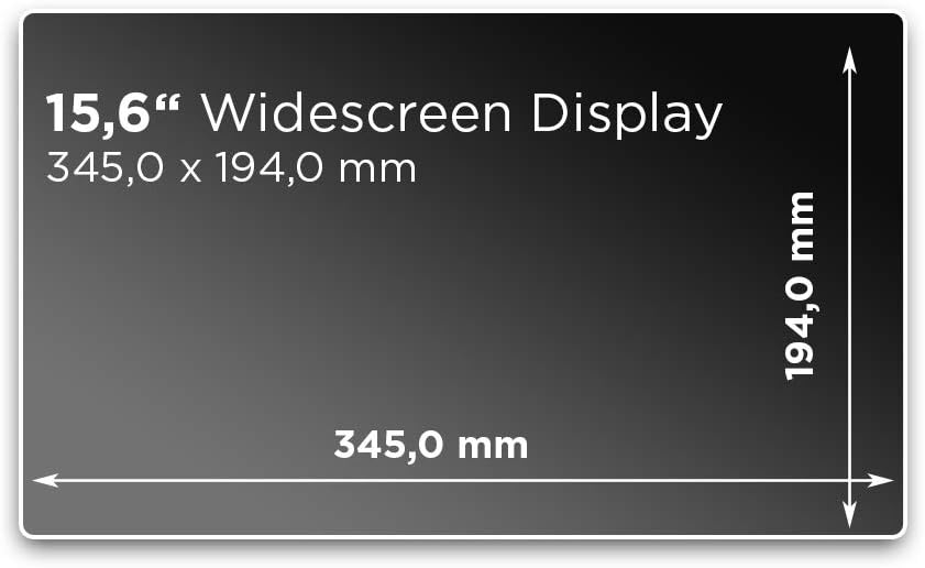 cobus AntiSpy Sichtschutzfilter 15,6" (345×194 mm) - schwarz | selbstklebende Laptop-Sichtschutzfolie | wiederverwendbar & robust