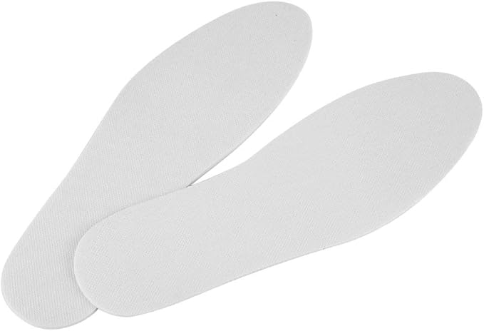 Fockety Einlegesohlen – Atmungsaktives Latex – Antibakteriell – Geruchsabsorbierend – Weiß