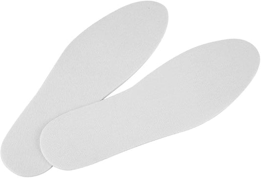Fockety Einlegesohlen – Atmungsaktives Latex – Antibakteriell – Geruchsabsorbierend – Weiß