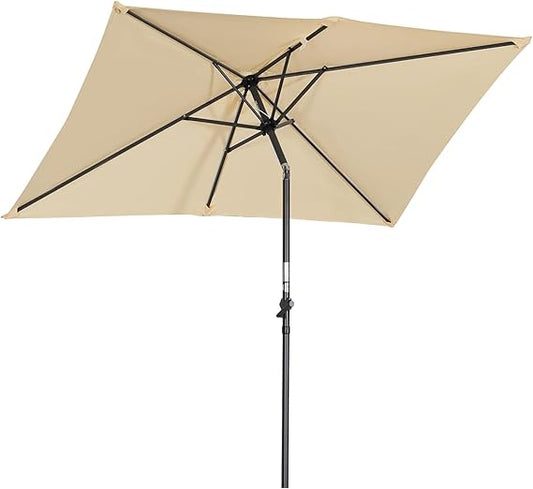 Angel Living Sonnenschirm 140 x 140 cm - Kippbar - Beige