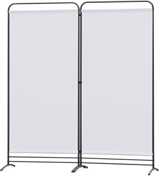 Angel Living Raumteiler – 2 Paneele – 162 cm hoch – flexibel – Beige/Naturfarben