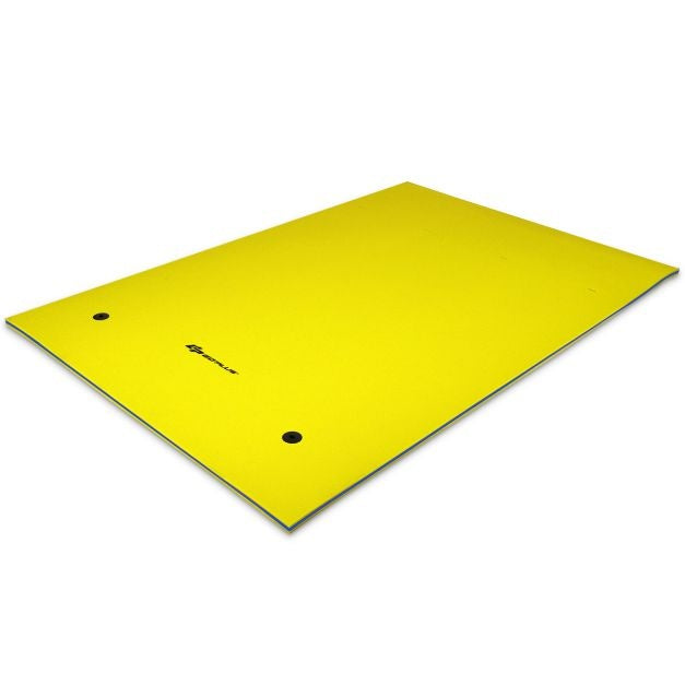 Coast Schwimmende Matte - Schwimmendes Floß - 270 x 180cm - Gelb - bis zu 300kg
