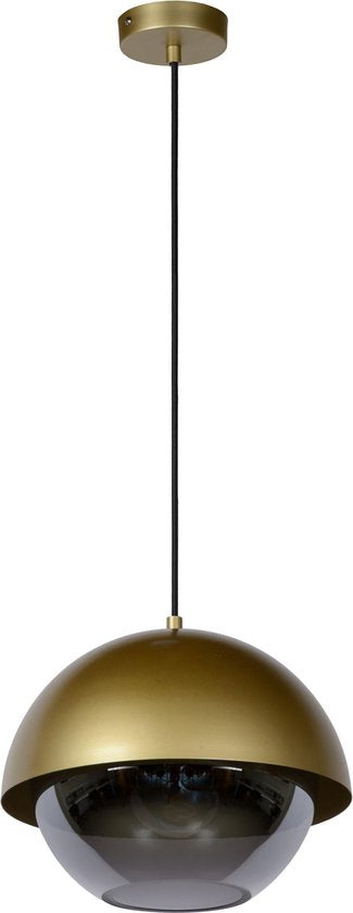 Lucide COOPER – Hängeleuchte – Ø 30 cm – 1xE27 – Mattgold / Messing