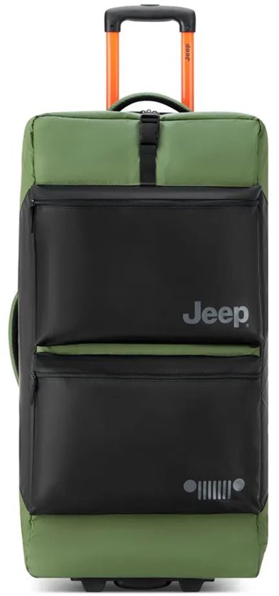 Jeep J0274026013 82 cm 95 l Reisetasche mit Rollen, grün, 2XL