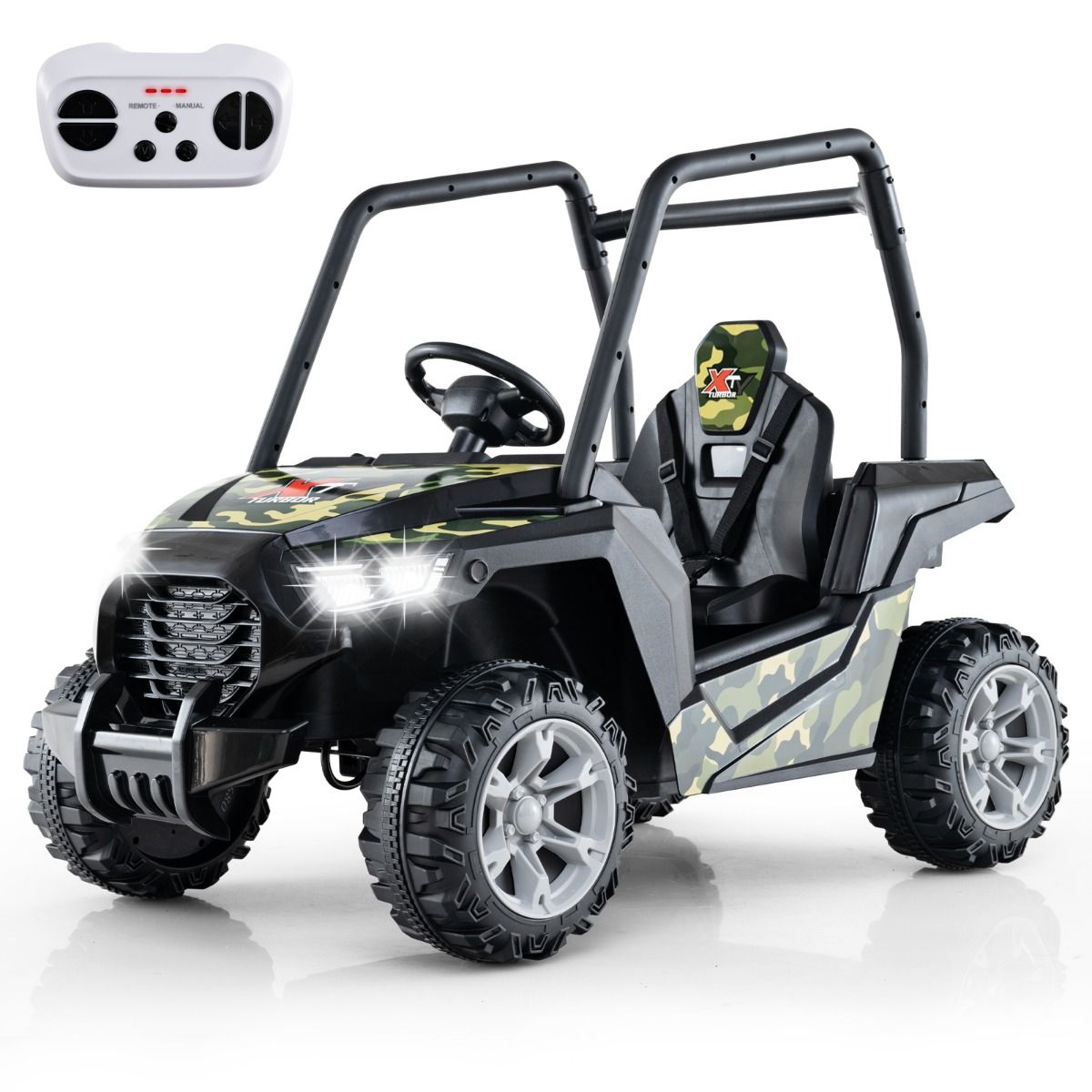 Coast Buggy Fahrzeug - 24V - RC & Doppelfederung - PP/Metall - Camouflage