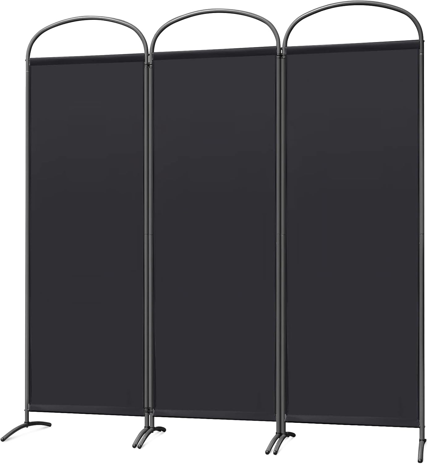 Angel Living Faltwand - 3 Paneele - 168 x 182 cm - Schwarz
