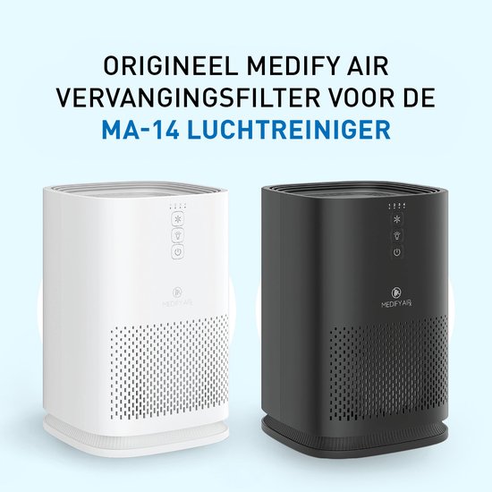 Medify Air MA-14 Ersatzfilter - HEPA-Filter H13 - 1 Stück - Luftfilter - Aktivkohle - Luftreinigung