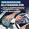 LICARGO Mikrofasertücher Premium-Set – Mit einzigartigem Schachbrettmuster, hoher Saugfähigkeit und fusselfreier Struktur – Für Auto und Haushalt – Schwarzes und blaues Gewebe – 40 x 40 cm