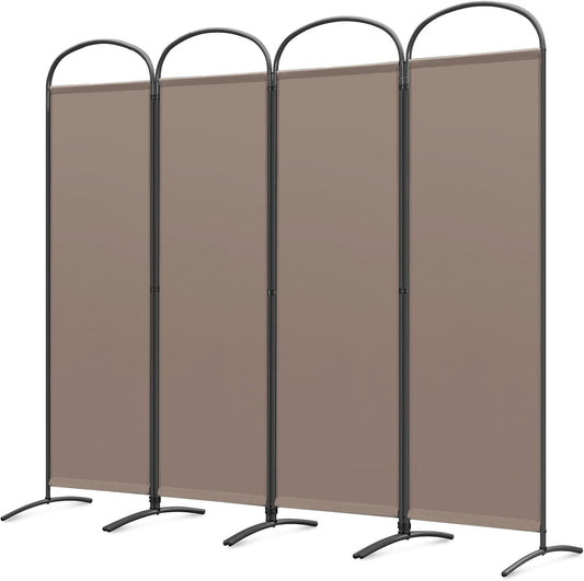 Angel Living Faltwand - 4 Paneele - 224 x 182 cm - Braun