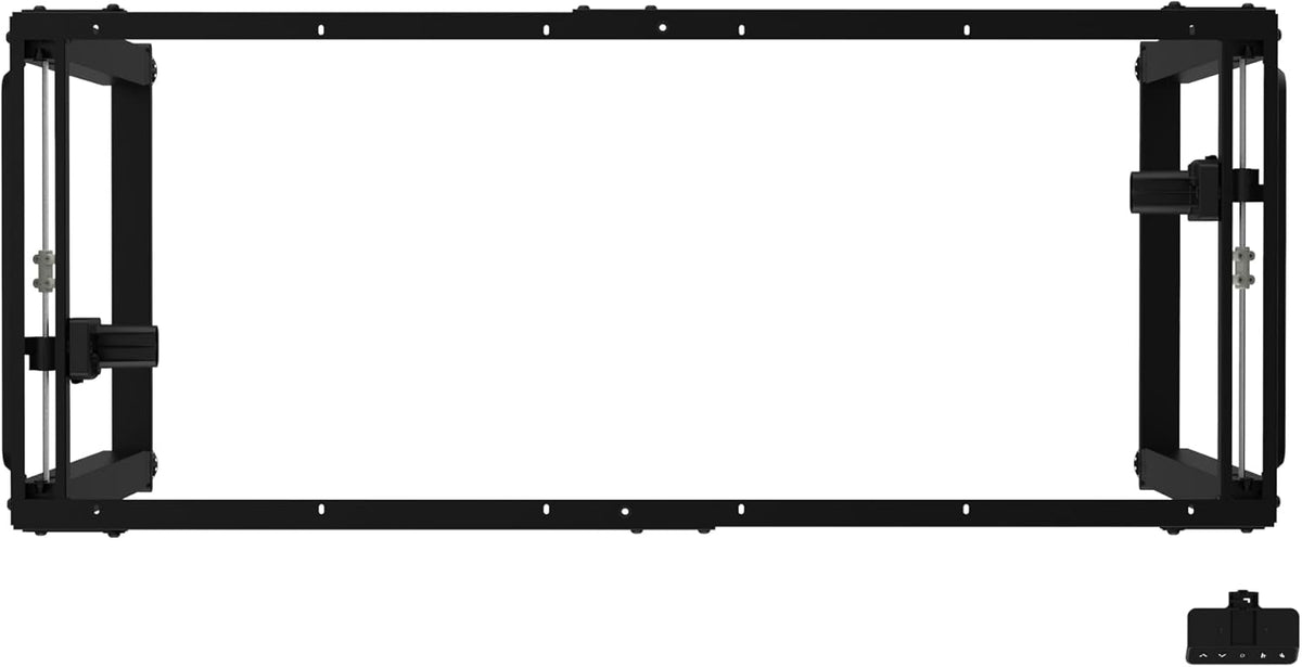 Vdd gaming Elektrisch verstellbares Gaming-Tischgestell - schwarz - 90 x 79,5 x 10,8 cm - stabiles Stahlgestell