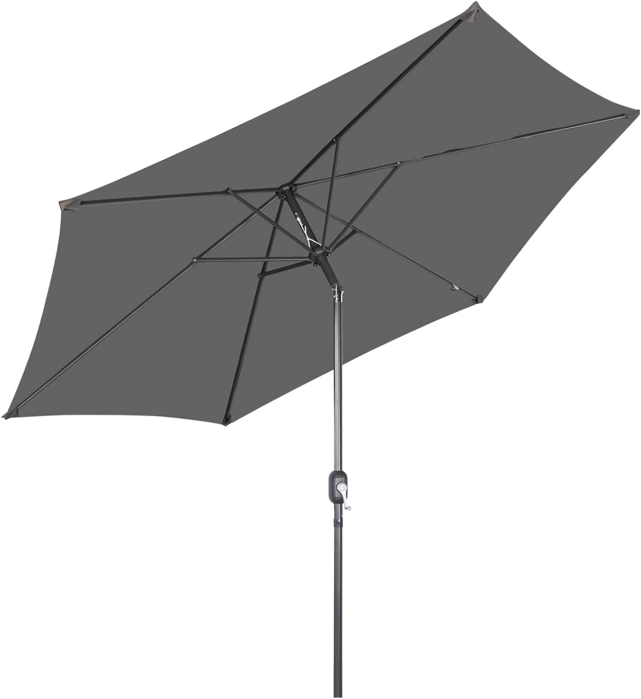 Angel Living Sonnenschirm Ø300 cm - Rund - Grau