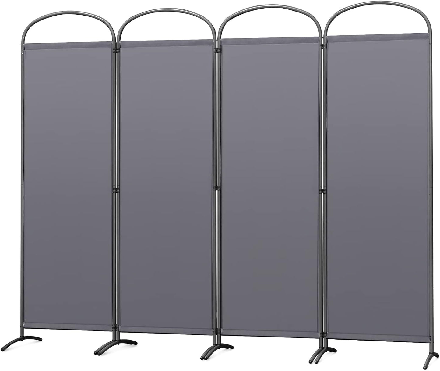Angel Living Faltwand - 4 Paneele - 224 x 182 cm - Innen & Außen - Grau