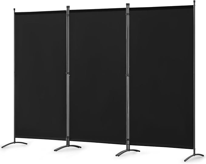 Angel Living Raumteiler – 3 Paneele – 180 x 243 cm – Beige – Freistehend