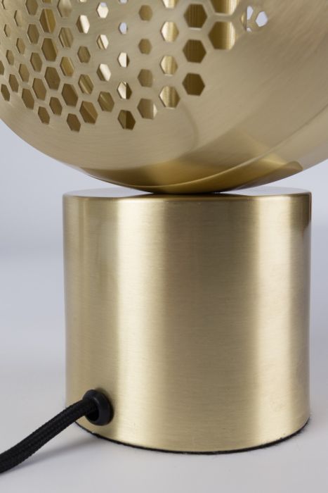 Zuiver Gringo Tischleuchte - Gold - Rund - 1,50 m Kabellänge - 230 V - 22.50 x 12 x 30.50cm - 4 W pro Lichtpunkt