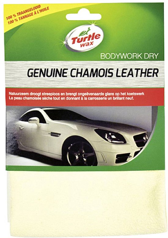 Turtle Wax CL412td Natürliches Chamoisleder - Echtes Chamoisleder - Lederchamois - Echtes Leder