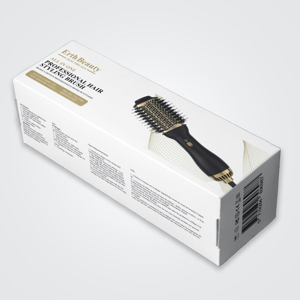 ERTH SKINCARE All-in-One Profi-Haarstyling-Bürste