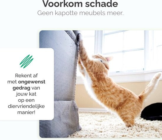 Gopets Katzenkratzbaum - Kaktus Kratzbaum Sisal - Kratzbrett modernes Design - Natürliche Kratzmöbel mit Spielzeug - 65cm