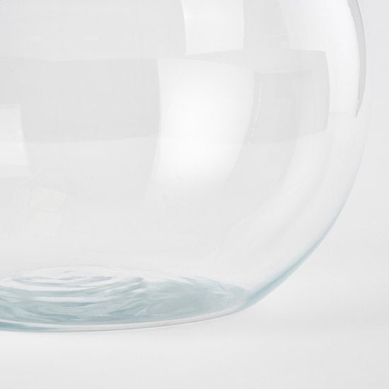 Mica Decorations Babet Glühbirne Vase - H28 x Ø34 cm - Transparent