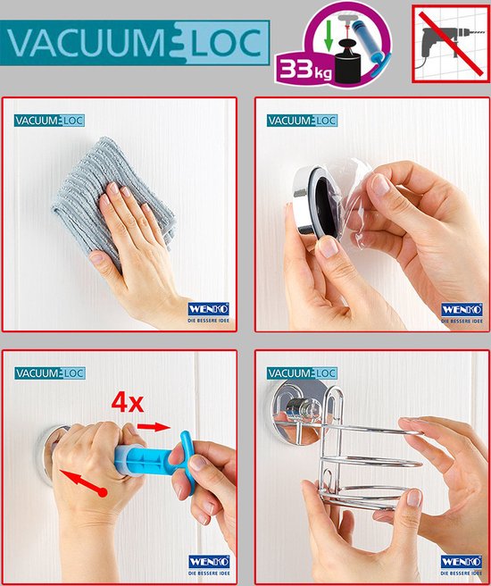 WENKO Vacuum-Loc-Adapter für Premium+Classic, 2er-Set