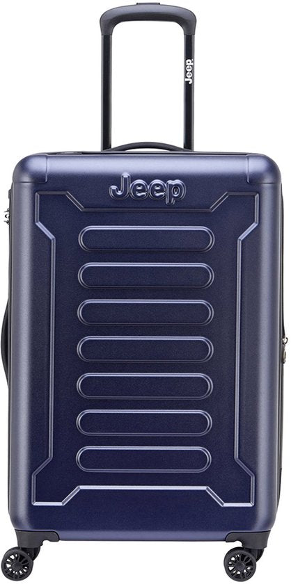 Delsey JH004C 68 cm erweiterbarer Reisekoffer – Blau