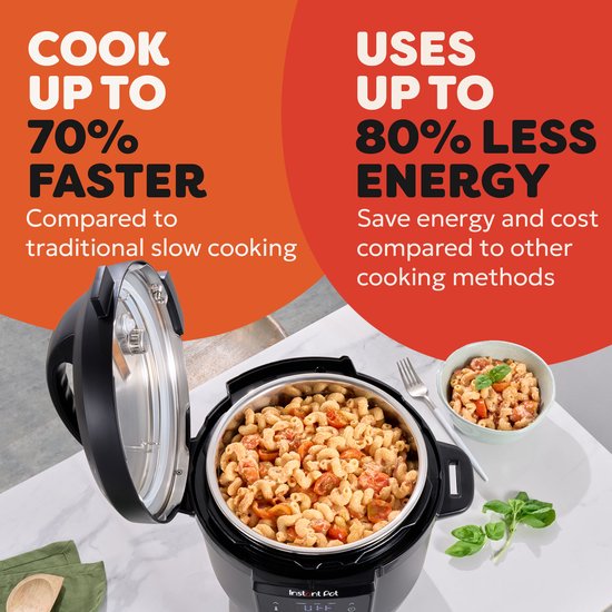 Instant Pot Rio 5,7 l Multikocher – 7-in-1-Schnellkochtopf – Slow Cooker – Dampfgarer – Joghurtbereiter – Bis zu 6 Portionen – Verbesserte Dampfabgabe