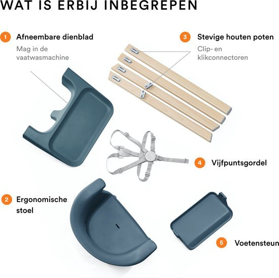 Stokke® Clikk™ Kinderhochstuhl Fjord Blue