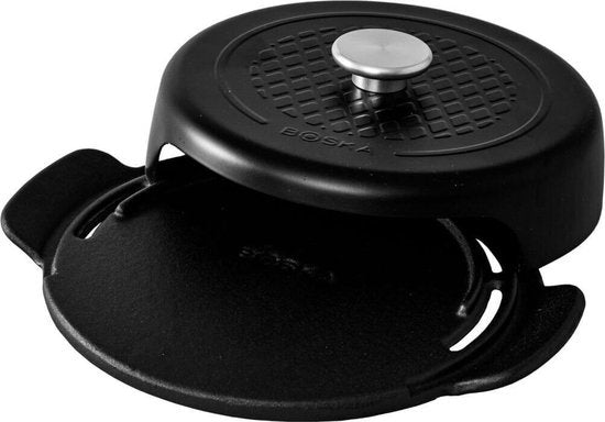 Boska Pizza Baker BBQ Mini - Schwarz - 23 x 19 x 6cm - Rund - Gusseisen