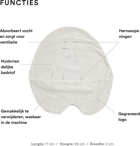 Stokke Xplory X Sommerbezug Light Grey