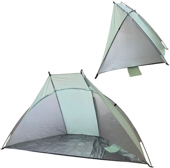 Summertime Beachshelter – Strandpavillon – limettengrün – 270 x 120 cm – Glasfaserstangen