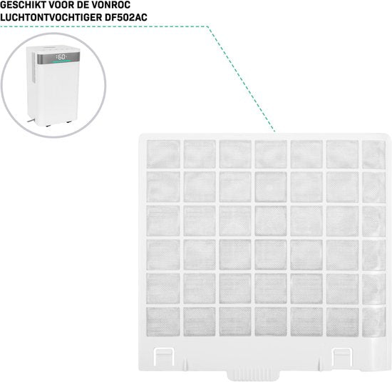 VONROC Silberionenfilter – für Luftentfeuchter 12 l – DF502AC