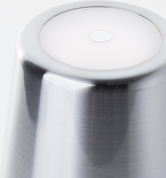 Brilliant Xaana – wiederaufladbare Tischlampe – für drinnen und draußen – LED 4 W, 3000 K–6000 K – 3-stufige Dimmung – IP44 – Silber