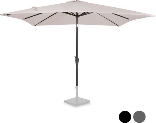 VONROC - Premium Stick quadratischer Sonnenschirm Rosolina - Inkl. Schutzhülle - UV-beständiges Tuch - 280x280cm - Beige
