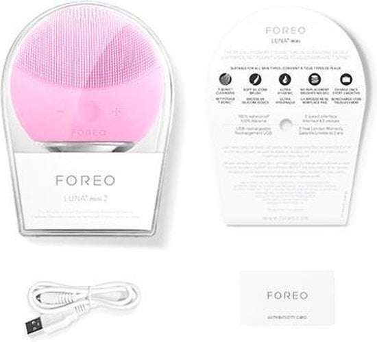 FOREO LUNA™ mini 2 - Reinigungsbürste für das Gesicht, Pearl Pink