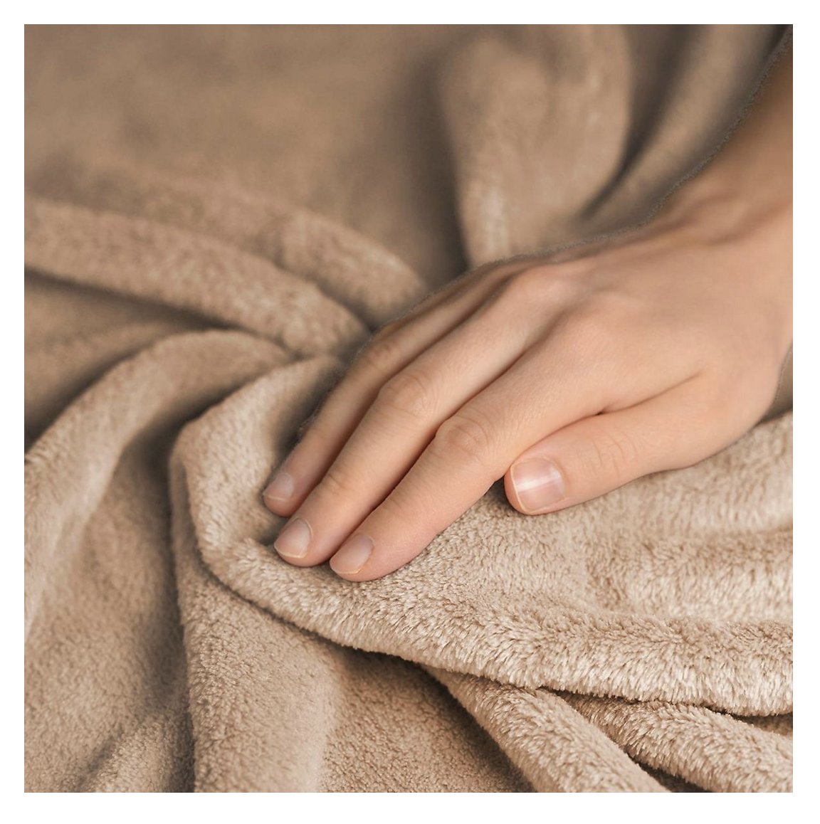 Auronic Electric Heat Blanket - Überdecke - 2 Personen - 3 Wärmestufen - Mit Timer - 200 x 180 cm - Grau