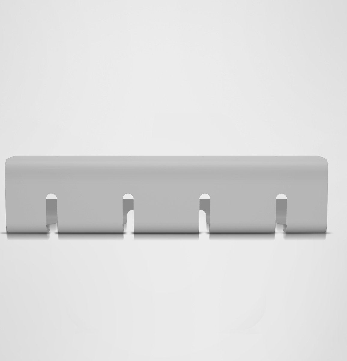 Stilemo Cable Tray Desk 2 Piece - Kabelhalter 43 CM - Kabelorganisator 5 KG Tragfähigkeit - Grau