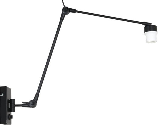 Steinhauer Prestige Chic Wandleuchte - Dimmbar - Gelenkarm bis 74,5 cm - Schwarz