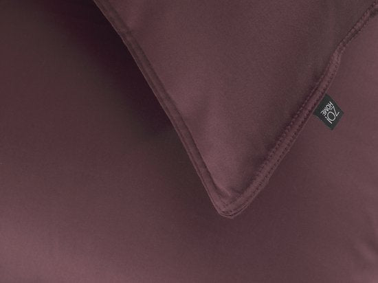 Zohome Bettbezug Satinado - Uni-Bettwäsche - 140x220 - Lila - 100% Baumwolle Satin-Bettbezug
