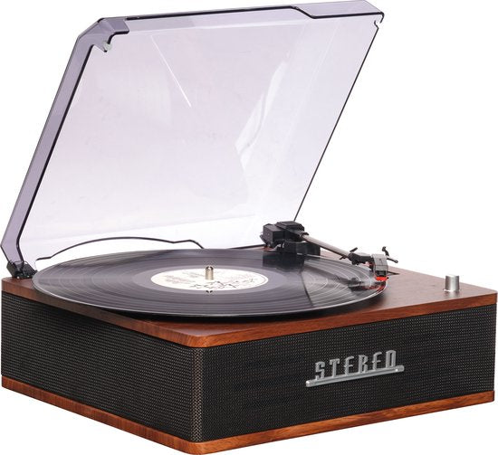 Denver Plattenspieler - Eingebaute Lautsprecher - Retro - Automatische Abschaltung - Bluetooth - VPB262