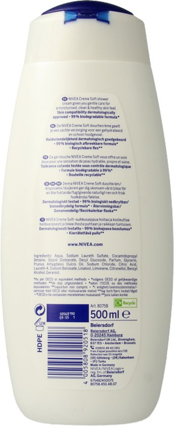 Nivea Duschcreme Soft 500 ml