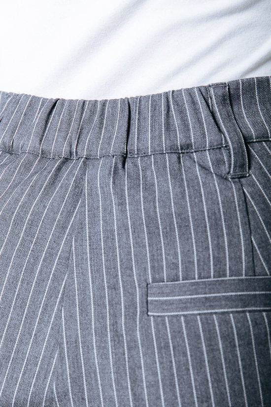 Colourful Rebel - Rus Stripe Straight Pants Elastic Waistband - Damen - Hosen