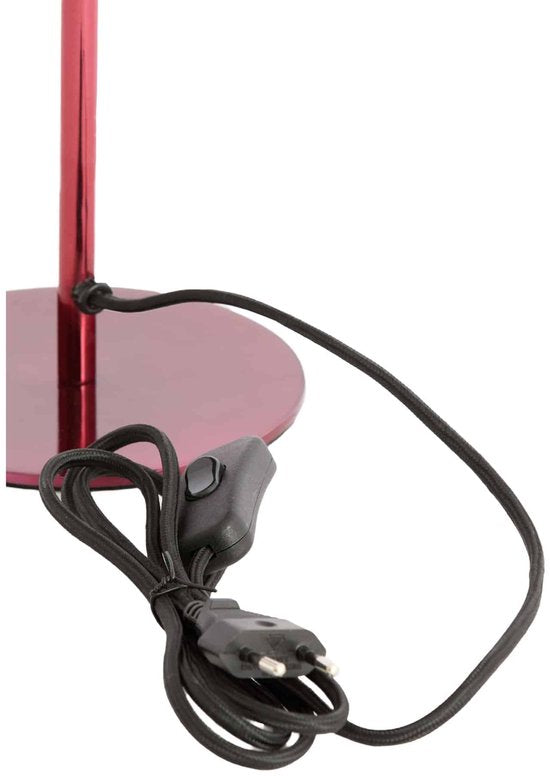 Light & Living Tischlampe Cedillo – Rot – 18 x 28 cm