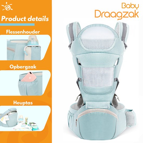 Moxica Babytrage - Tragetuch - Tragetasche - Babytrage - Tragetuch